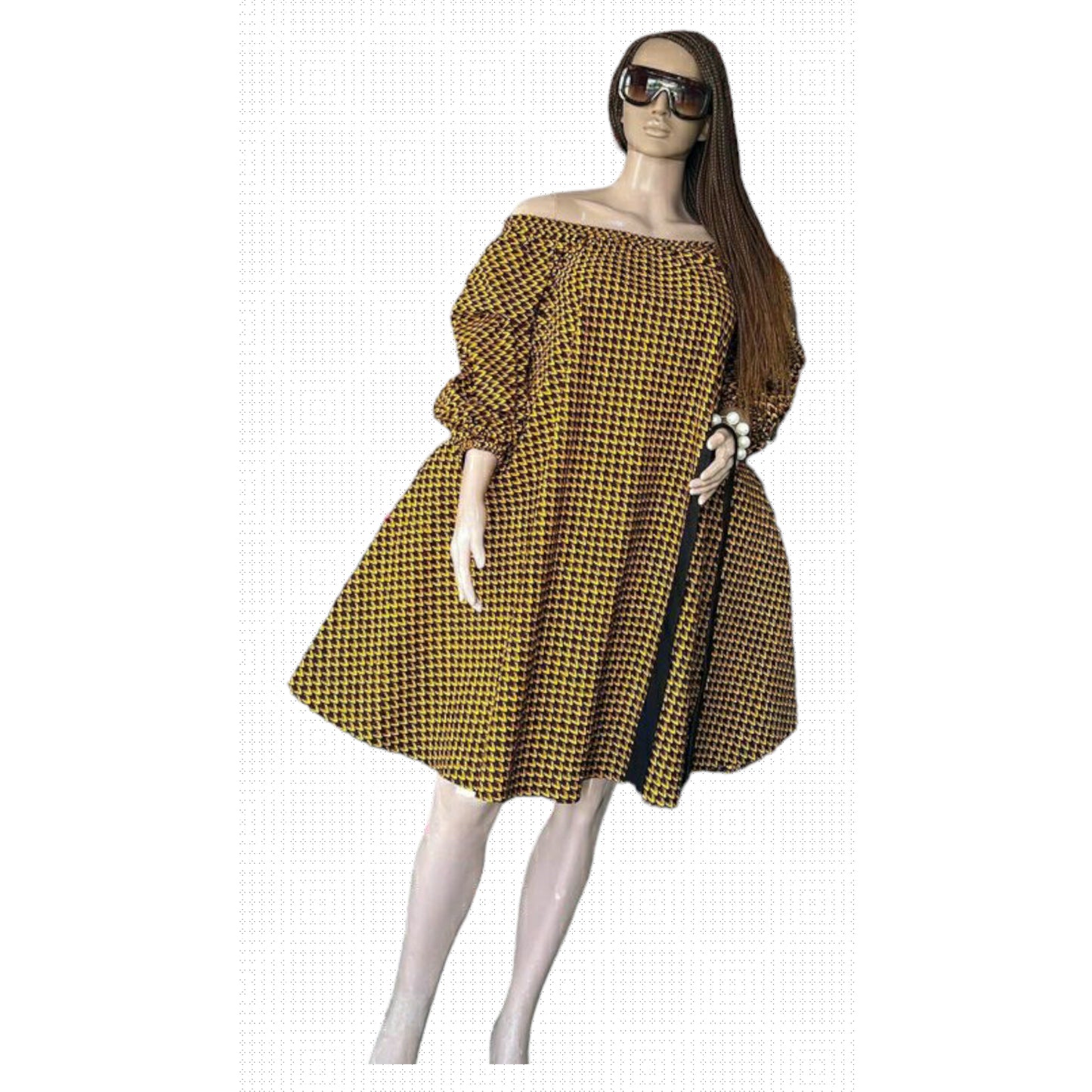 Robe élégante en wax robe décontractée confortable en wax