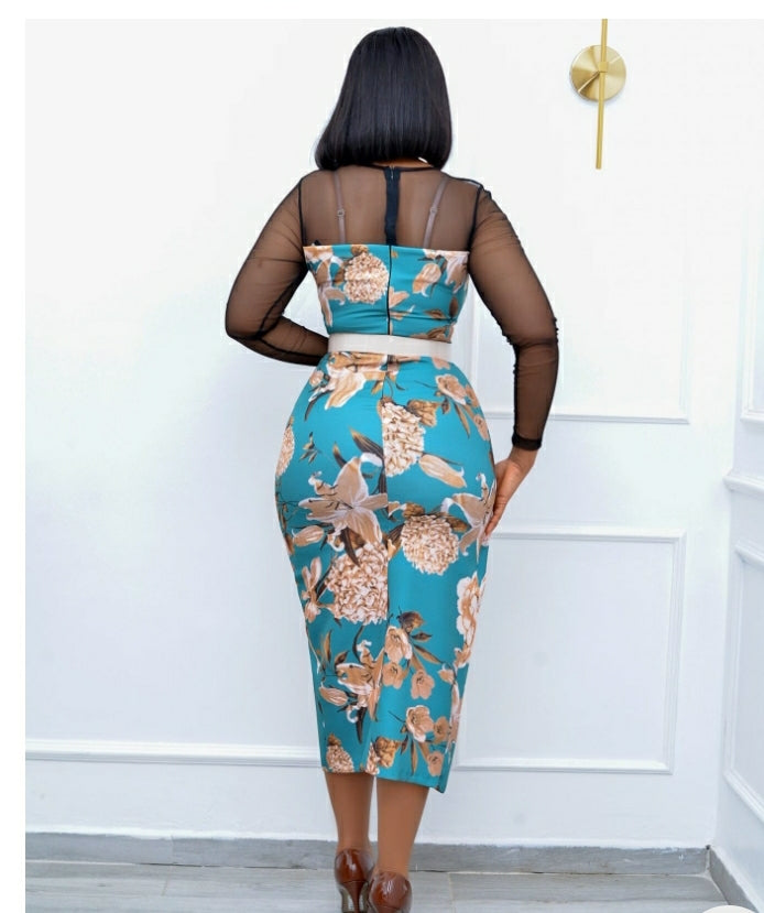 Women's Sexy and Elegant Skirt Dress, V-Neck, Above-Knee Height, Belt, Slim, New Fashion Style,