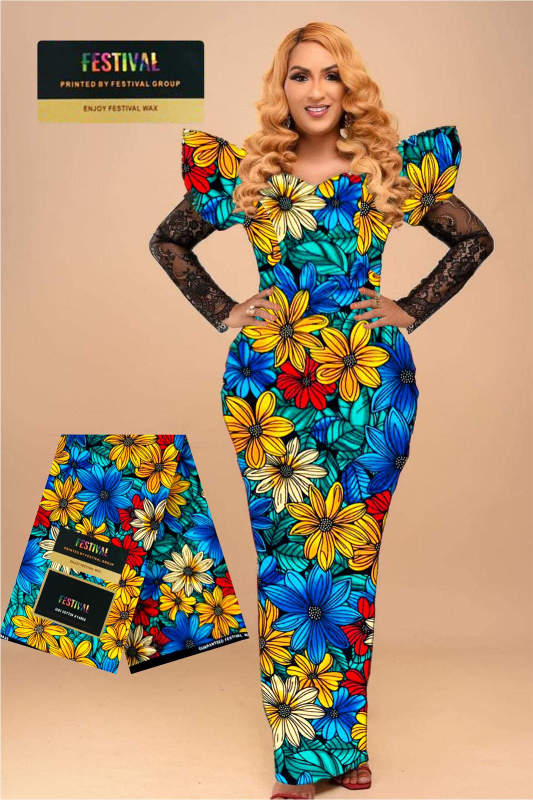 Robe africaine en wax